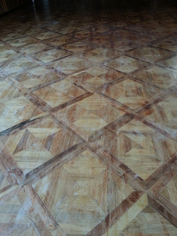 diamond floor before